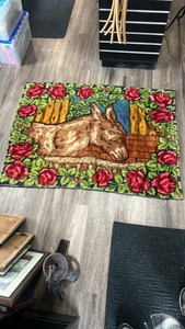 large horse tapestry