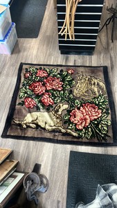 horse and dog tapestry