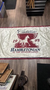 1995 hambletonian at the meadowlands Cadillac horse blanket