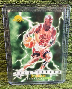 Michael Jordan  1995 skybox premium ELECTRIFIED #278 Chicago Bulls COOL Insert