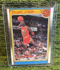Fleer 1988-89 All-Star Team Michael Jordan #120 Chicago Bulls Basketball Card