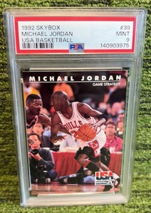1992 Skybox Michael Jordan USA, Basketball PSA graded MINT 9