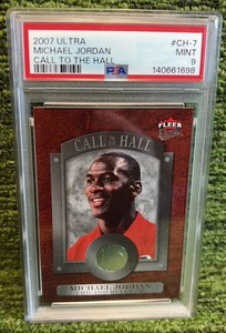 2007 Ultra # CH7 Michael Jordan Called to the Hall PSA graded MINT 9 Chicago Bulls