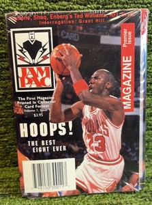 Michael Jordan 1995 JAM PAC Hoops Magazine Volume 1 Issue.1 NEW Sealed