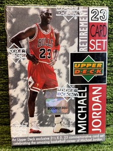 MICHAEL JORDAN 1999 UPPER DECK Basketball 23 Card Retirement Set NEW Sealed Box