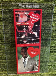 1990 Jump Inc Valentines Card Michael Jordan - 2 different cards UNCUT have a jamming day and I like your style RARE