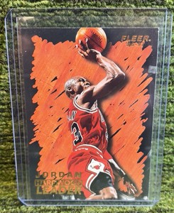 1996-1997 Michael Jordan Fleer (Hardwood Leader) #123