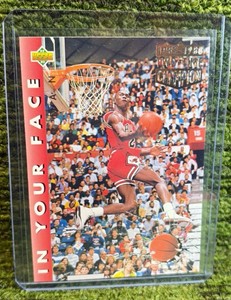 1992-93 Upper Deck Michael Jordan In your Face  1987-1988 Two Time Champion  HOF