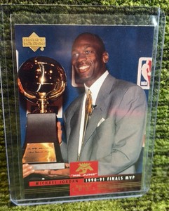 199900 Upper Deck-Michael Jordan Mr June 1991 NBA Finals MVP #18-Chicago Bulls