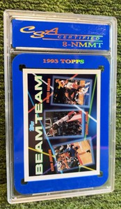 1993 Beam Team  Michael Jordan Graded 8-NMMT Jordan Rodman Johnson