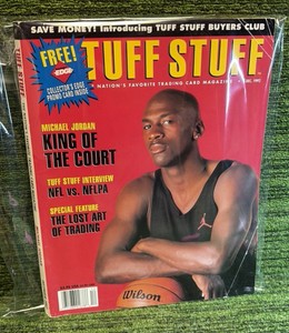 Michael Jordan Chicago Bulls Tuff Stuff Magazine December 1992