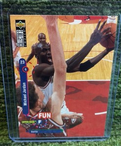 1995 Upper Deck Collectors Choice #169 Michael Jordan Fun Facts Bulls