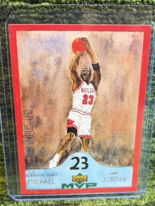 Upper Deck MVP Michael Jordan Draw Your Own Card Winner #W29 Chicago Bulls