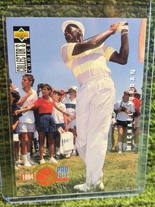 Michael Jordan Vintage Collector Card 1994 Upper Deck Golf Chicago Bulls