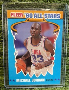 1990 Fleer All-Stars #5 Michael Jordan Chicago Bulls card