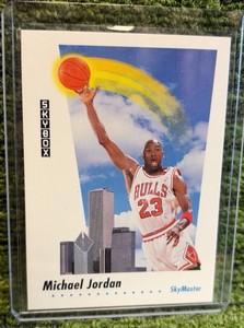 1992 Skybox Micheal Jordan Sky master #583 Chicago Bulls