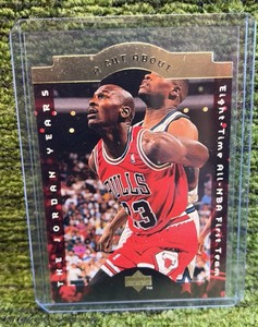 1996 MICHAEL JORDAN A CUT ABOVE UPPER DECK DIE CUT CARD NBA CHICAGO BULLS
