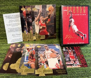 1996 Upper Deck Michael Jordan Collection Blow Up Insert Lot of 8