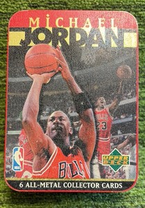 Michael Jordan 1996 Upper Deck All-Metal Collector Cards Made In USA Tin Only