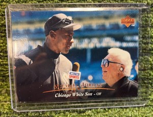 1995 MICHAEL JORDAN HARRY CAREY Upper Deck Baseball ROOKIE White Sox #200