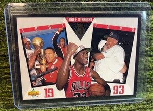 1993-94 Upper Deck 3 Straight Championships #SP4 Michael Jordan Chicago Bulls