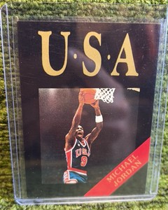 Michael Jordan USA Basketball 1984 Gold Medal Winner 1992 Olympic Card