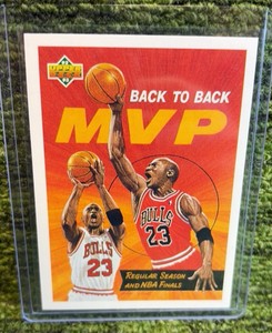 1992-93 Upper Deck Michael Jordan Back to Back MVP #67 Chicago Bulls NBA