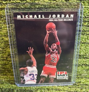 1992-93 Michael Jordan #39 SkyBox USA Basketball Card Game Strategy Bulls