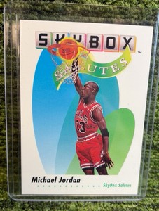 1992 Skybox Michael Jordan SkyBox Salutes #572 Chicago Bulls