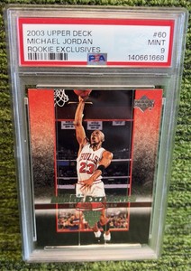 2003 Upper Deck #60 Michael Jordan Rookie Exclusives PSA 9