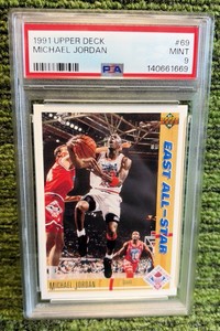 1991 Upper Deck Michael Jordan PSA 9 MINT #69 Chicago Bulls Basketball Card