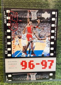 Michael Jordan 1998 Upper Deck MJ Timeframe Jumbo 5x7 Insert Card Bulls #J4