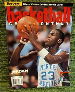 Michael Jordan Legacy Series 1 UNC Beckett Basketball Monthly Newsstand 121998