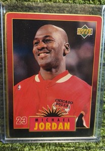 1996-97 Upper Deck Basketball MIchael Jordan All Metal Card #1 Chicago Bulls