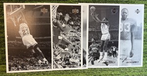 MICHAEL JORDAN 1998 Upper Deck Retrospect Post Cards #1-5