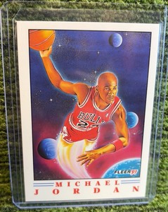 1991-92 Fleer - Pro Vision Michael Jordan #2 Chicago Bulls