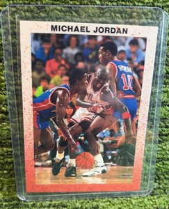 Michael Jordan Career Highlights Chicago Bulls NBA Sports Trading Card