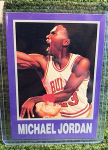 1990-91 Big League Starz MICHAEL JORDAN Promo Card Chicago Bulls