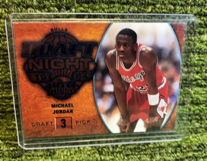 MICHAEL JORDAN 2008-09 Fleer Hot Prospects Draft Night BLUE #103 Chicago Bulls