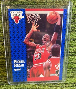 1991-92 Fleer Basketball Michael Jordan Chicago Bulls No.29