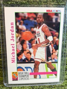 1992-93 NBA Hoops Michael Jordan Team USA Basketball #341 HOF MVP Dream Team