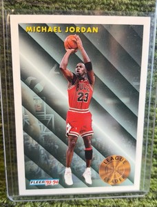 93-94 Fleer League Leaders Micheal Jordan #224 Chicago Bulls
