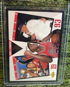 1993-94 Upper Deck 3 Straight Championships #SP4 Michael Jordan Chicago Bulls