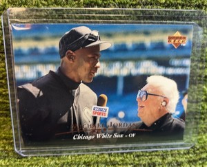 1995 Upper Deck Michael Jordan Harry Caray Chicago White Sox NM