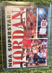 Michael Jordan - 1993-1994 Fleer - NBA Superstars - Chicago Bulls - #7 of #20