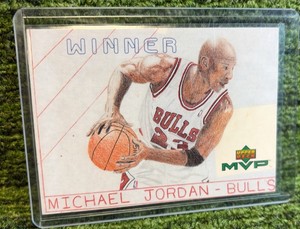 1999-00 Upper Deck MVP Draw Your Own Card Winner Michael Jordan #W21 Bulls