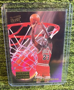 1993-94 FLEER ULTRA MICHAEL JORDAN INSIDE OUTSIDE #4 CHICAGO BULLS