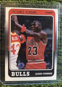 1988 FLEER BASKETBALL MICHAEL JORDAN #59 CHICAGO BULLS 3ND YEAR  Near Mint. Nice Card