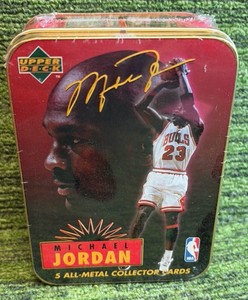 Upper Deck Michael Jordan 5 All Metal Collector Card Set - Sealed Card Set, Rare