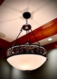 Light fixture will be disconnected and ready to go at pickup